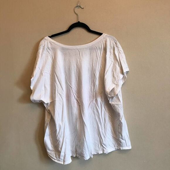 Lane Bryant 26/28 Kiss rock band tee white t-shirt punk casual comfy fandom - Picture 5 of 7